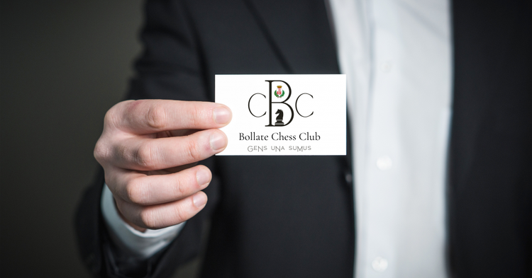 immagine di persona con biglietto da visita del Bollate Chess Club