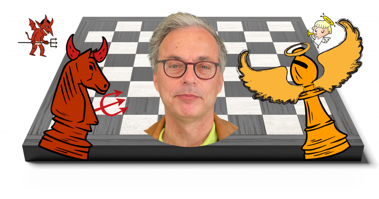 Andrea Gori Alfiere buono e Cavallo cattivo