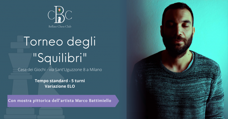 Locandina del torneo degli squilibri con foto di Marco Battimiello