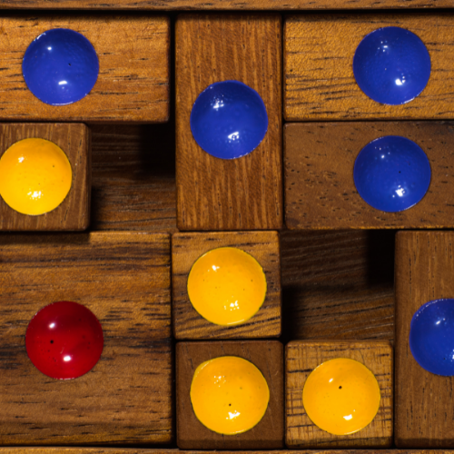 gioco di logica in legno